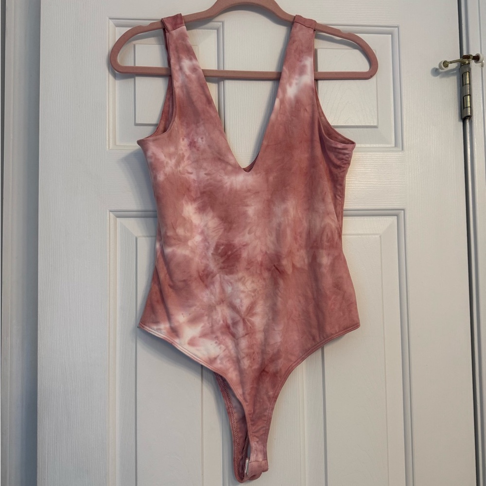 Fore Pink Tie dye Body Suit